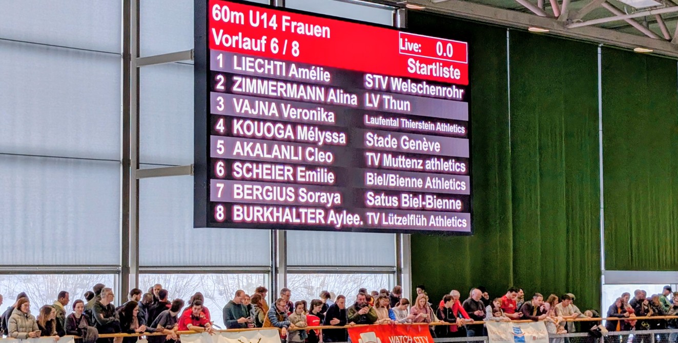 Du betrachtest gerade BBA Hallenmeeting Magglingen 2026